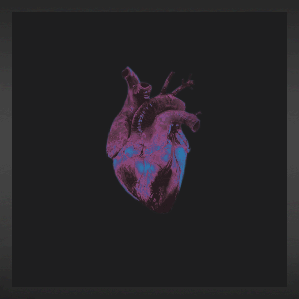 Lauren Baker Art Lenticular Heart Print Truly Deeply Alive 