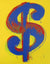 Andy Warhol / Sunday B Morning - Dollar Sign (Yellow / Blue)